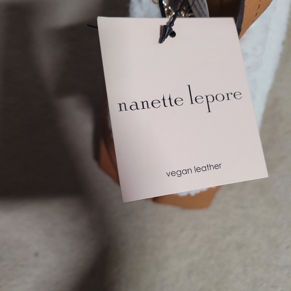 2 Nanette Lepore Vegan Best Friends Faux Fur Tote Handbag With Strap bundle - Picture 6 of 12